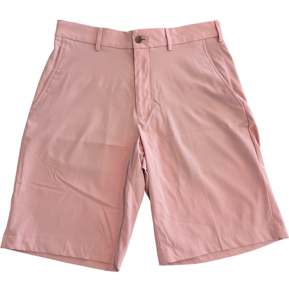 Walter Hagen Mens‎ Perfect 11 Performance Golf Shorts Pink Size 30 Inseam 10"